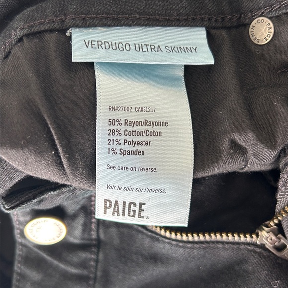 Paige Verdugo Ultra Skinny jean, 28 - Picture 7 of 7